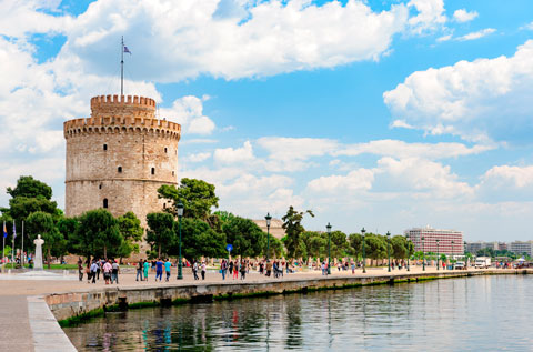 Lefkós Pýrgos (White Tower of Thessaloniki)